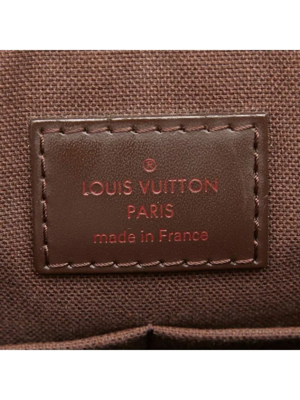 Louis Vuitton Damier District PM Crossbody Shoulder Bag Brown Leather